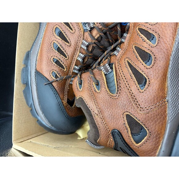 NAUTILUS SAFETY FOOTWEAR Hiker Boot: Men\'s, Size 10, EE, Brown, Steel Toe Cap, R main image 8